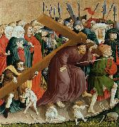 Hans Multscher The Cross of Christ; The Wings of the Wurzach Altar Spain oil painting artist